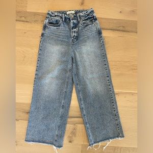 Unpublished Wide Leg Crop Jean Size 25